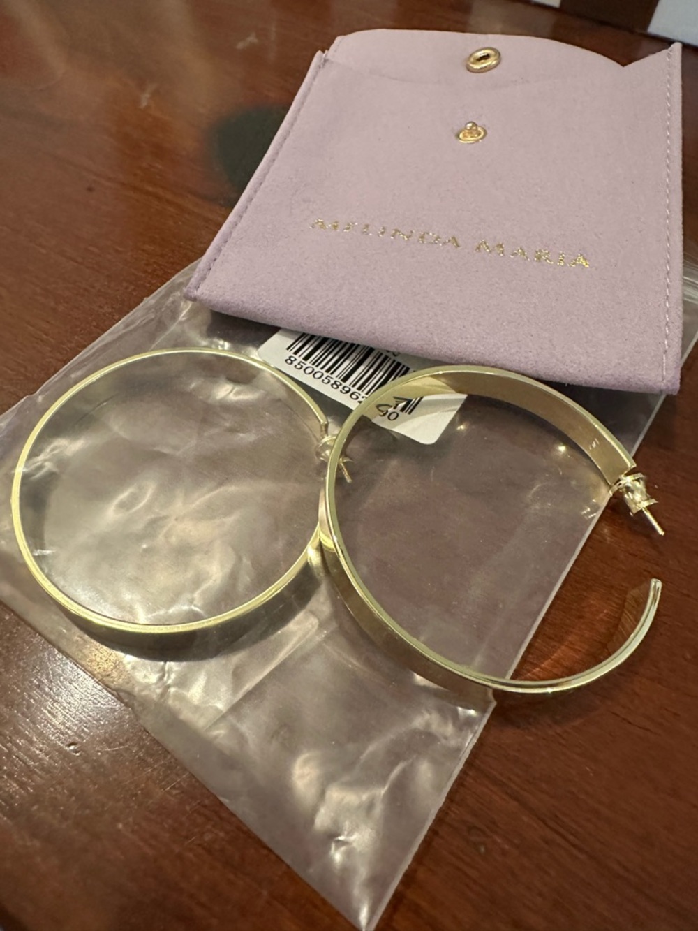 Melinda Maria Atlas Large Hoop Earrings